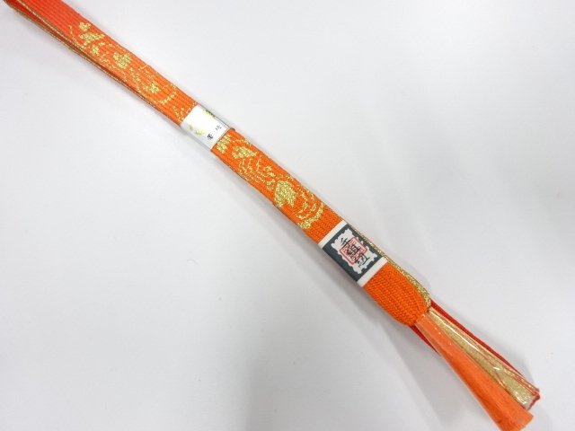 JAPANESE KIMONO / UNUSED KOREI HAND-TIED OBIJIME